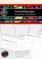 Vorschau - Arbeitsblätter - Füllerübungen in der Druckschrift - Deckblatt