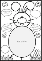 Vorschau - Arbeitsblätter - Ostern Englisch Craftivity – Easter Vocabulary, Ostervokabeln, Wortschatz, Easter Bunny | Bastelvorlage und Schreibaktivität - Seite 2