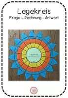 Vorschau - Spiele - Rechenlegekreis Frage Rechnung Antwort - Deckblatt