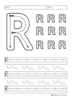 Vorschau - Arbeitsblätter - Buchstabenerarbeitung/Buchstabentraining Buchstabe R - Seite 3
