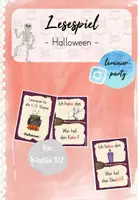 Vorschau - Spiele - Lesespiel: Halloween (1./2. Kl.) - Deckblatt