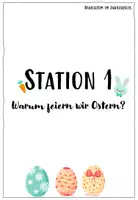 Vorschau - Arbeitsblätter - Stationsarbeit Ostern Osterwerkstatt - Seite 1
