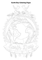 Vorschau - Arbeitsblätter - Earth Day Coloring Book For Kids Activities / Malbuch zum Earth Day für Kinderaktivitäten - Seite 2