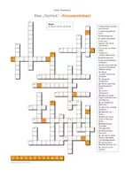 Vorschau - Arbeitsblätter - MATERIALPAKET "Herrndorf: Tschick" -- Arbeitsblätter und Klassenarbeit mit Erwartungshorizont -- Kreuzworträtsel, Textrecherche, Charakterisierung - Seite 1