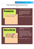 Vorschau - Spiele - Legekarten, Merkblätter zu Grundbegriffen in der Lyrik - Seite 3