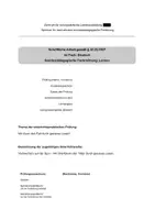 Vorschau - Stundenentwürfe - Prüfungsentwurf (Lesestrategien, mit Förderplanbezug) - Seite 1