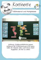 Vorschau - Poster - Kontinente unsere Erde - Übersicht und Tafelmaterial - Deckblatt