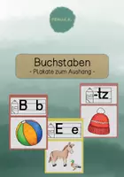 Vorschau - Poster - Aushang Druckbuchstaben (farbig, Bayern) - Deckblatt