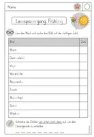 Vorschau - Arbeitsblätter - Lesespaziergang für Klasse 1/2: Frühling (5fach differenziert) - Seite 3