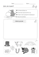 Vorschau - Arbeitsblätter - Herr Glück und Frau Unglück: Arbeitsblätter zum Bilderbuch (2-fach differenziert) - Seite 2
