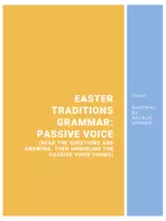 Vorschau - Aufgabenkarten - Easter traditions (passive voice forms) - Deckblatt