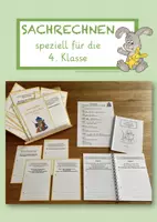 Vorschau - Stundenentwürfe - Sachaufgaben PAKET speziell für die 4. Klasse - Deckblatt