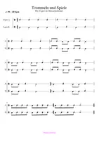 Vorschau - Arbeitsblätter - Trommeln und Spiele - Cajon Lied für Deine Trommelgruppe - Deckblatt