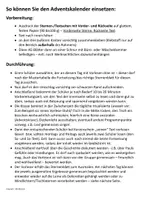 Vorschau - Stundenentwürfe - Lesetraining-Adventskalender in Schulausgangsschrift als Kopiervorlage - Kurzgeschichte und Ausmalsterne - Seite 2