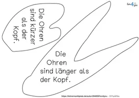 Vorschau - Spiele - Hase oder Kaninchen - Tafelmaterial - Puzzle - Seite 2