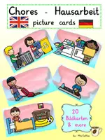 Vorschau - Präsentationen/Tafelbilder - Chores - Hausarbeit Picture Cards - Deckblatt
