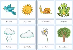 Vorschau - Stationenlernen - Wimmelbild Frühling mit Bildkarten - Seite 3