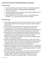 Vorschau - Stundenentwürfe - Lesetraining-Adventskalender in Grundschrift als Kopiervorlage - Kurzgeschichte und Ausmalsterne - Seite 2