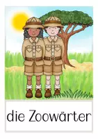 Vorschau - Bildkarten - ZOO Bildkarten Deutsch (Tiere, Dinge im Zoo) - Seite 3