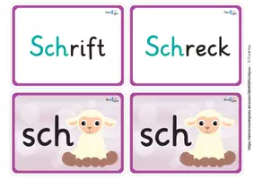 Vorschau - Spiele - s, sp, st oder sch? - Lese-Lege-Spiel #Homeschooling - Seite 3