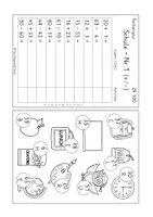 Vorschau - Arbeitsblätter - Rechenspuren - Thema Schule - ZR 100 (Kl. 2) - Seite 2