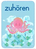 Vorschau - Bildkarten - Klassenregeln, besonders geeignet mit dem Jahresthema Fisch - Seite 1