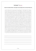 Vorschau - Arbeitsblätter - Suchsel: Ferien (mit Lösung) - Deckblatt