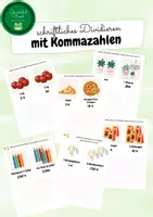 Vorschau - Stationenlernen - Rechenkonferenz Dreisatz - Deckblatt