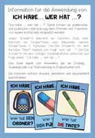 Vorschau - Spiele - SCHULSACHEN - Ich habe... Wer hat...? (DAF/DAZ) - Seite 1