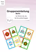 Vorschau - Anderer Materialtyp - Gruppeneinteilung für 18 SuS (Berlin-Version) - Deckblatt