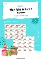 Vorschau - Arbeitsblätter - Wer bin ich- Märchen - Deckblatt