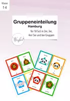 Vorschau - Anderer Materialtyp - Gruppeneinteilung für 18 SuS (Hamburg-Version) - Deckblatt