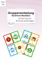 Vorschau - Anderer Materialtyp - Gruppeneinteilung für 24 SuS (Nordrhein-Westfalen-Version) - Deckblatt
