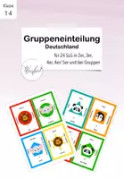 Vorschau - Anderer Materialtyp - Gruppeneinteilung für 24 SuS (Brandenburg-Version) - Deckblatt