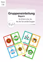 Vorschau - Anderer Materialtyp - Gruppeneinteilung für 24 SuS (Bayern-Version) - Deckblatt