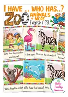 Vorschau - Spiele - I have who has? Zoo animals Englisch - Deckblatt