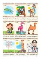 Vorschau - Spiele - I have who has? Zoo animals Englisch - Seite 3