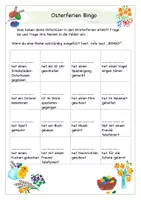 Vorschau - Arbeitsblätter - Osterferien Bingo A2 - Seite 2