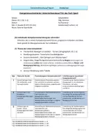 Vorschau - Stundenentwürfe - Unterrichtsstunde Sport Grundschule Berlin 1,2,3 - Vom Springen zum Stützspringen (Bewegen an Geräten, Turnen) - Seite 1