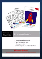 Vorschau - Mal- und Bastelvorlagen - Rechenbilder Klasse 1 - Growing Bundle- - Deckblatt