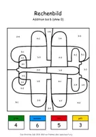 Vorschau - Mal- und Bastelvorlagen - Rechenbilder Klasse 1 - Growing Bundle- - Seite 1