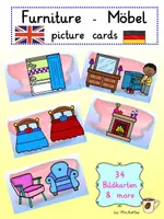 Vorschau - Bildkarten - At Home Furniture - Möbel Picture Cards - Deckblatt