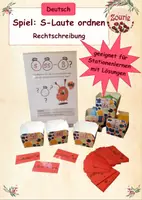 Vorschau - Spiele - Spiel S-Laute ordnen: s, ss oder ß? - Deckblatt