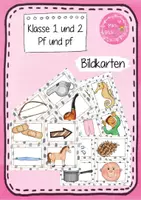 Vorschau - Bildkarten - Buchstabeneinführung Pf und pf - Bildkarten (1. Klasse) - Deckblatt