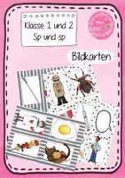 Vorschau - Bildkarten - Buchstabeneinführung Sp und sp - Bildkarten (1. Klasse) - Deckblatt