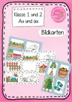 Vorschau - Bildkarten - Buchstabeneinführung Äu und äu - Bildkarten (1. Klasse) - Deckblatt