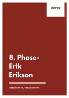 Vorschau - Arbeitsblätter - Integrität vs. Verzweiflung - Erik Erikson Phasenmodell (Video / Text) - Deckblatt
