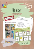 Vorschau - Mal- und Bastelvorlagen - Im Herbst - Forscherheft - Deckblatt