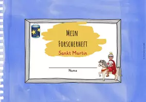 Vorschau - Stundenentwürfe - Sankt Martin - Forscherheft - Seite 1