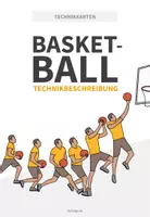 Vorschau - Stationenlernen - Basketball: 14+ Technikkarten für den Sportunterricht & Verein - Deckblatt